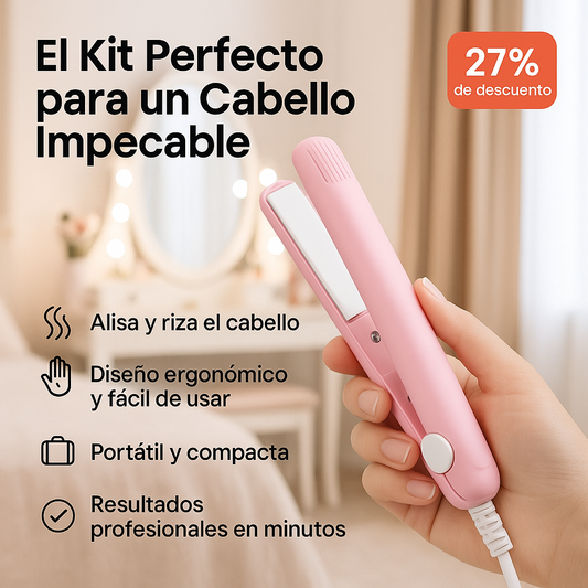 GlamJet - Mini plancha de cabello