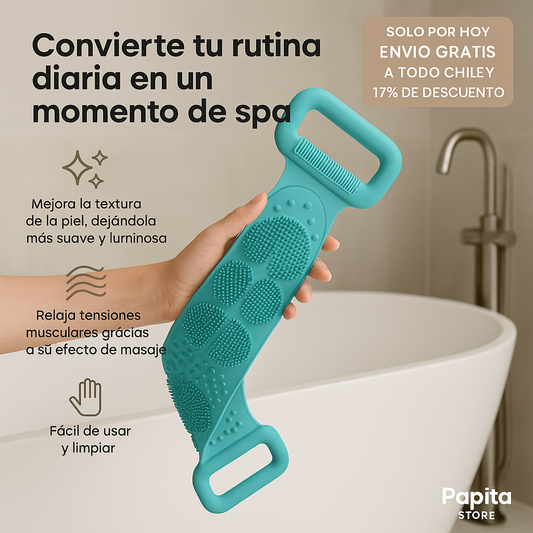 SOLO POR HOY 2x1: Cepillo Masajeador Corporal Silicona
